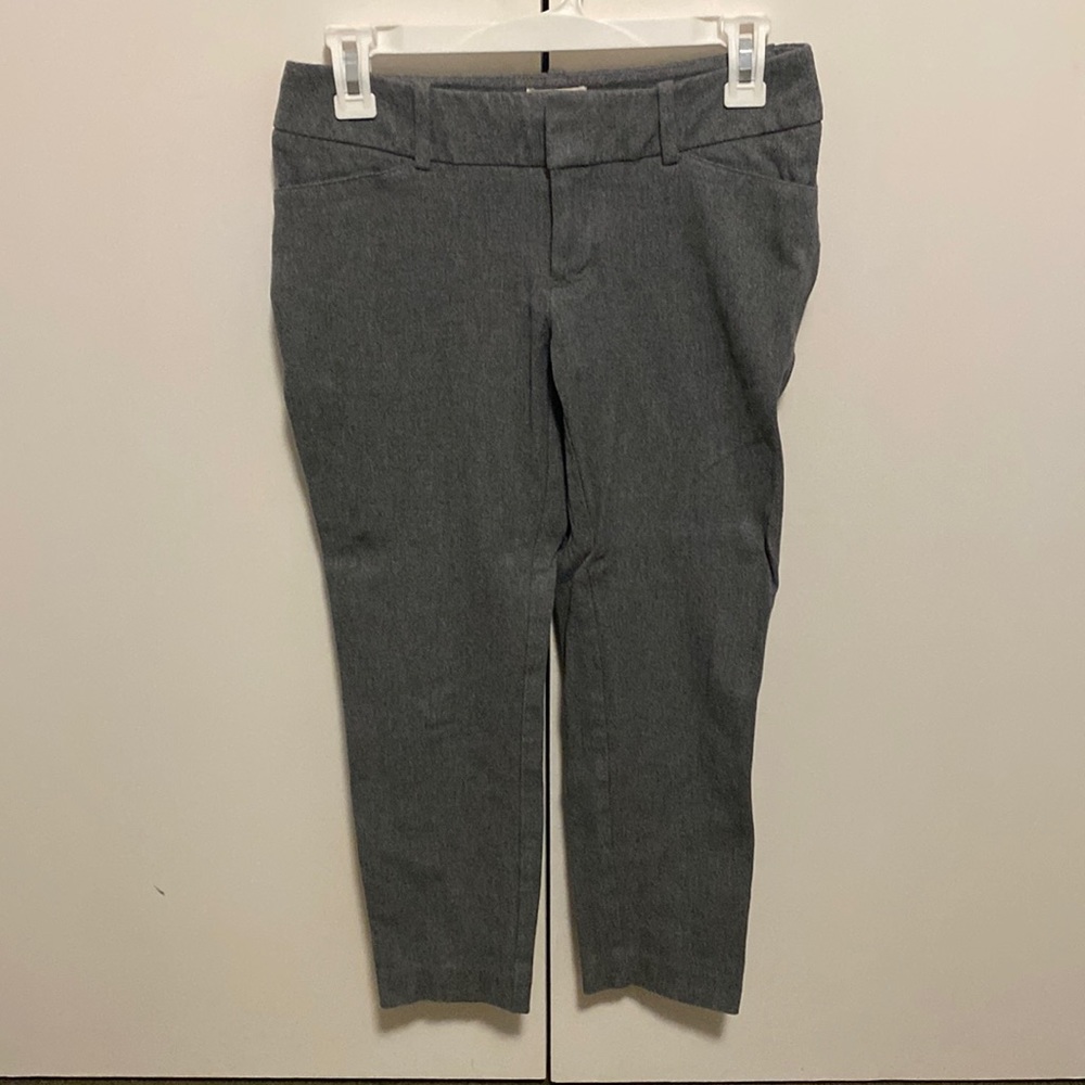 Gray work pants